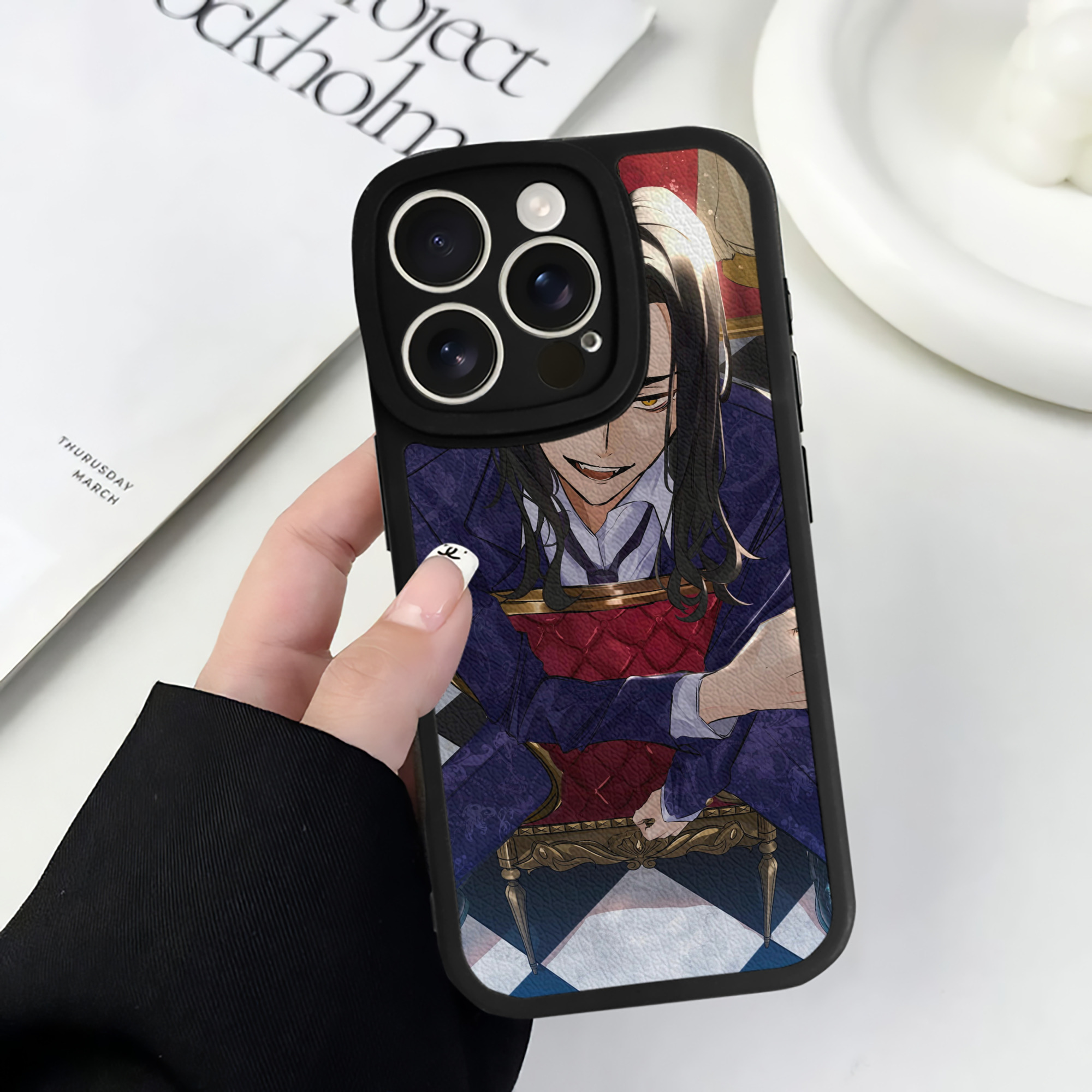 （画像用） 東京リベンジャーズ Tokyo Revengers 【iPhone 16シリーズ対応】シリコンスマホケース（レザー調） 材質：シリコン
